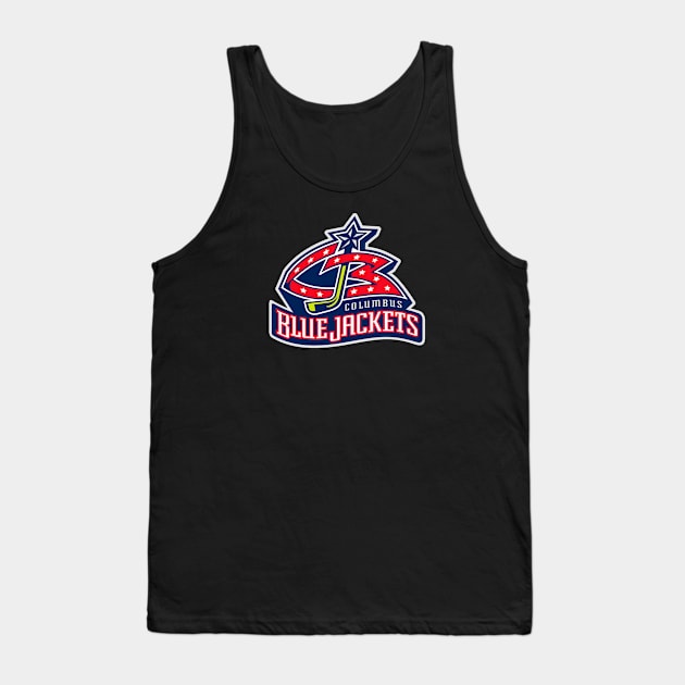 Columbus Blue Jackets Tank Top by Jedistudios 